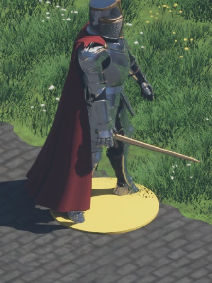An Arch-Templar, sword drawn